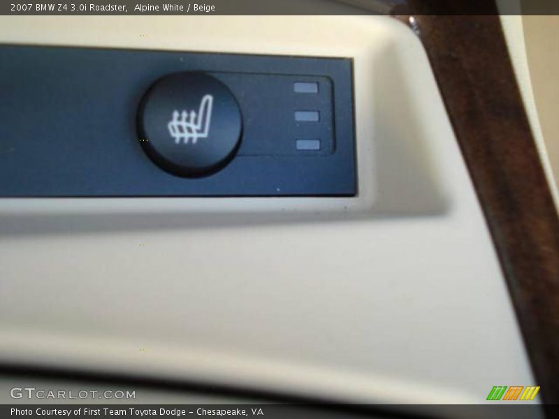 Alpine White / Beige 2007 BMW Z4 3.0i Roadster