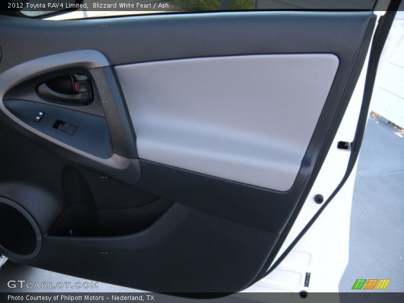 Blizzard White Pearl / Ash 2012 Toyota RAV4 Limited