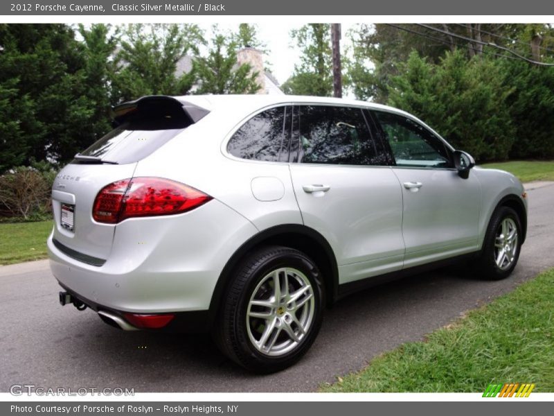 Classic Silver Metallic / Black 2012 Porsche Cayenne