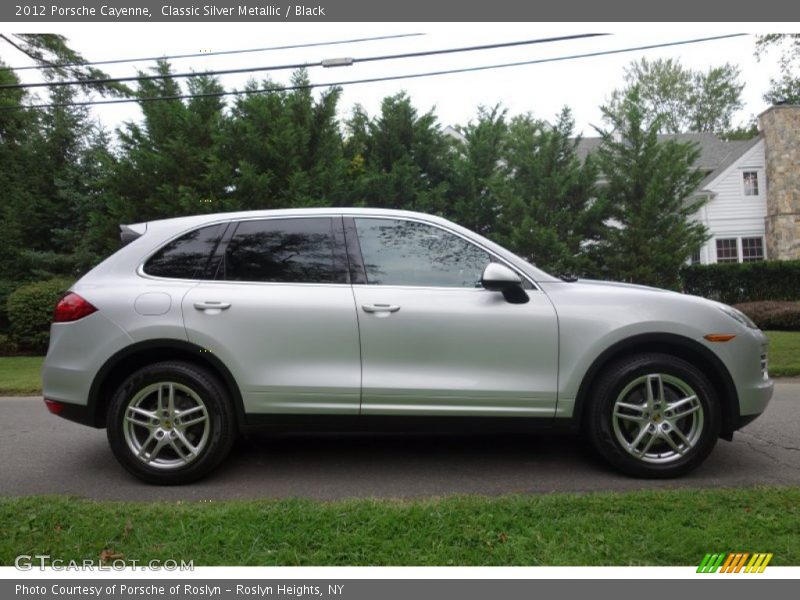 Classic Silver Metallic / Black 2012 Porsche Cayenne