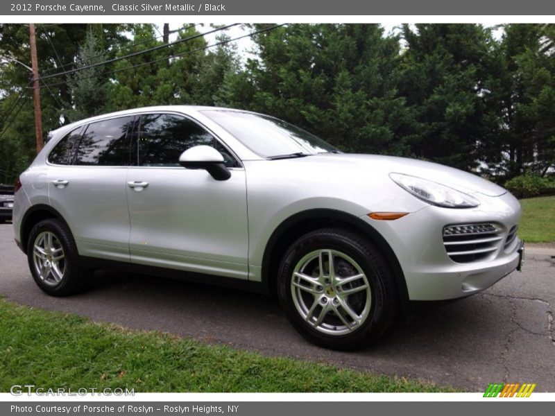 Classic Silver Metallic / Black 2012 Porsche Cayenne