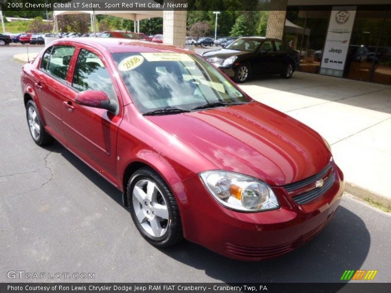 Sport Red Tint Coat / Neutral 2008 Chevrolet Cobalt LT Sedan