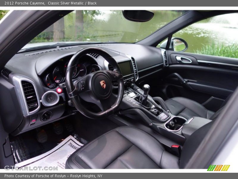 Classic Silver Metallic / Black 2012 Porsche Cayenne
