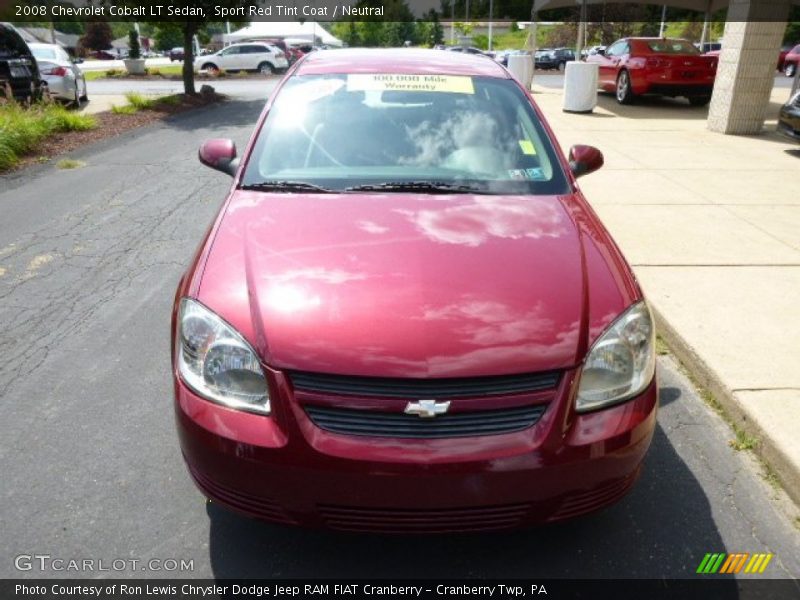 Sport Red Tint Coat / Neutral 2008 Chevrolet Cobalt LT Sedan