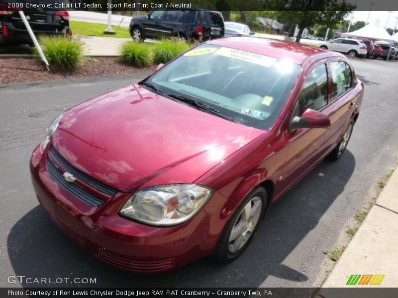 Sport Red Tint Coat / Neutral 2008 Chevrolet Cobalt LT Sedan