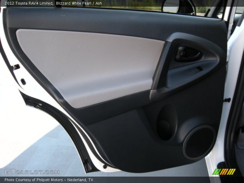 Blizzard White Pearl / Ash 2012 Toyota RAV4 Limited