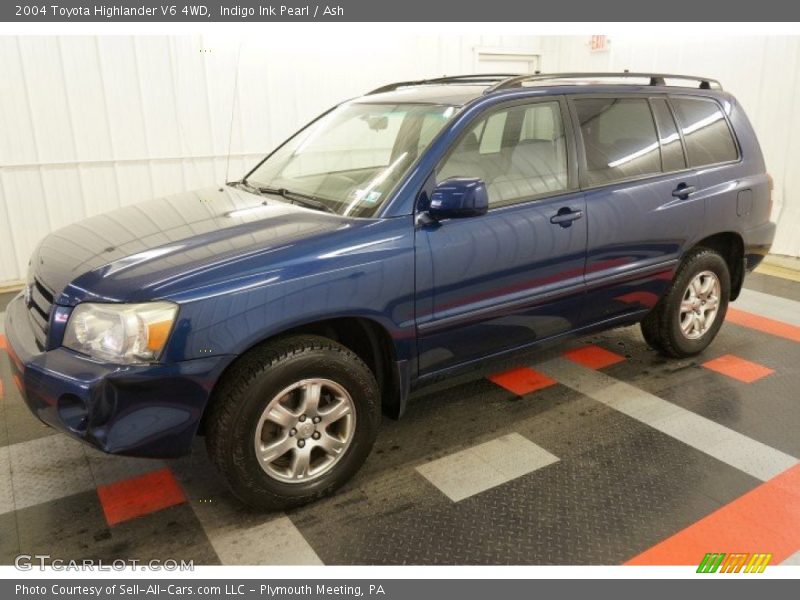 Indigo Ink Pearl / Ash 2004 Toyota Highlander V6 4WD