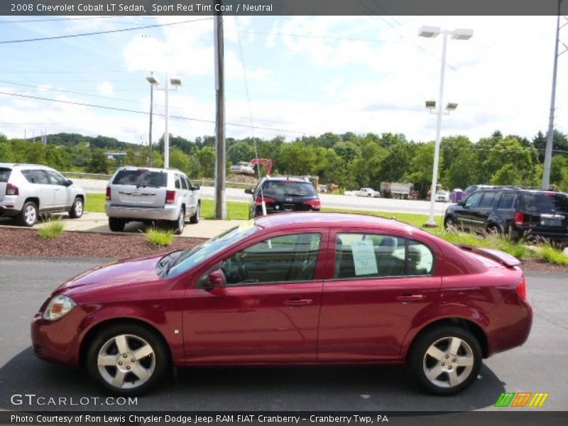 Sport Red Tint Coat / Neutral 2008 Chevrolet Cobalt LT Sedan