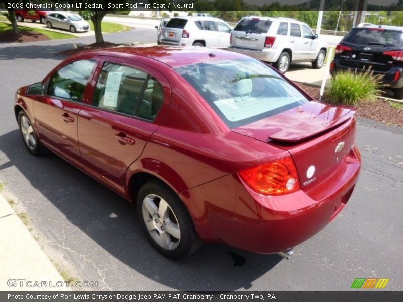 Sport Red Tint Coat / Neutral 2008 Chevrolet Cobalt LT Sedan