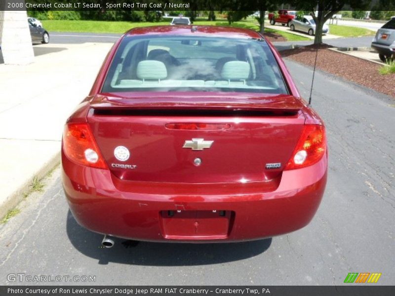 Sport Red Tint Coat / Neutral 2008 Chevrolet Cobalt LT Sedan