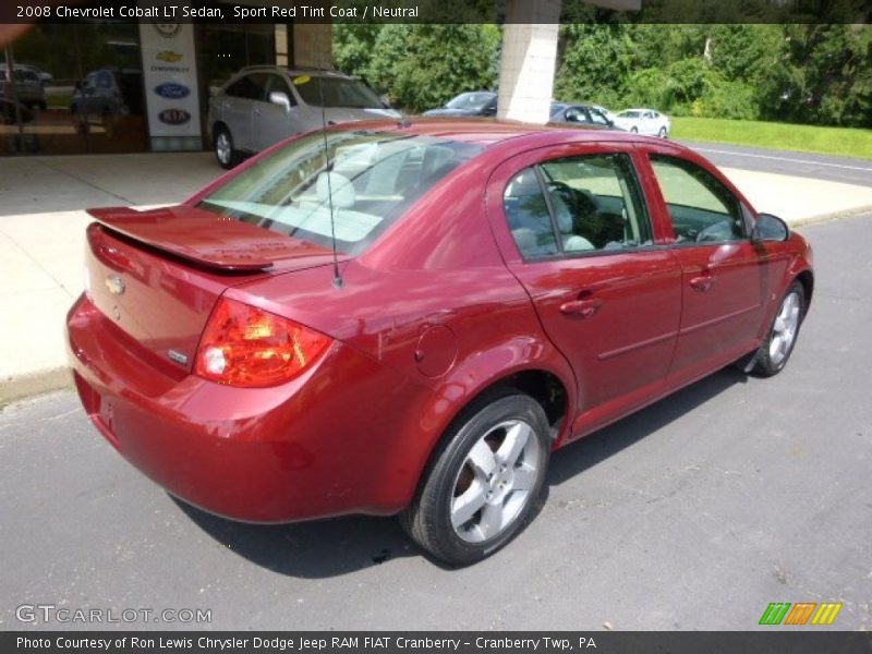 Sport Red Tint Coat / Neutral 2008 Chevrolet Cobalt LT Sedan