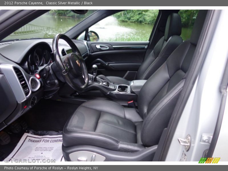Classic Silver Metallic / Black 2012 Porsche Cayenne