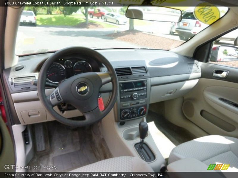 Sport Red Tint Coat / Neutral 2008 Chevrolet Cobalt LT Sedan