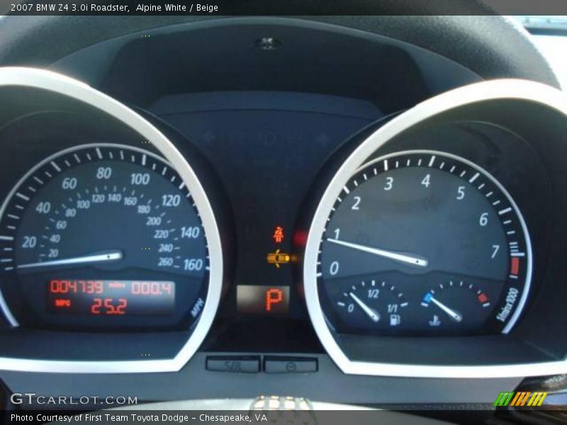 Alpine White / Beige 2007 BMW Z4 3.0i Roadster
