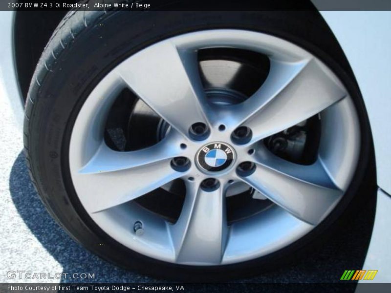 Alpine White / Beige 2007 BMW Z4 3.0i Roadster