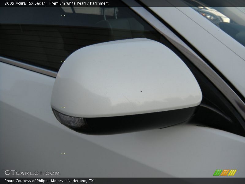 Premium White Pearl / Parchment 2009 Acura TSX Sedan