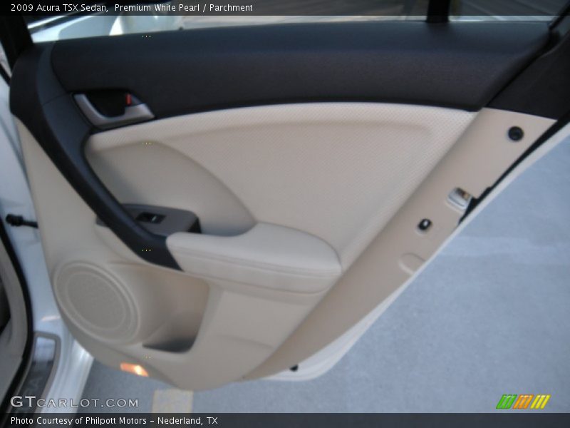 Premium White Pearl / Parchment 2009 Acura TSX Sedan