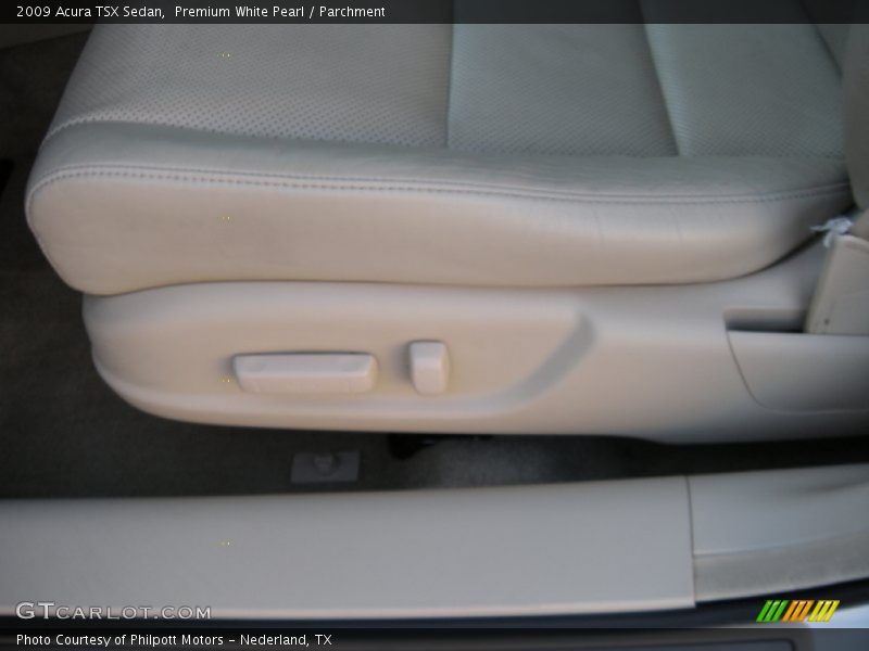Premium White Pearl / Parchment 2009 Acura TSX Sedan