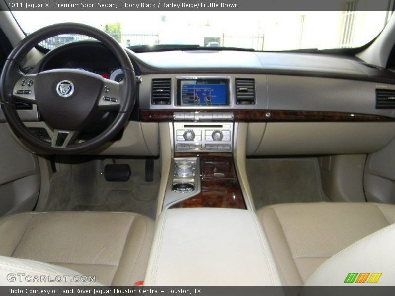Ebony Black / Barley Beige/Truffle Brown 2011 Jaguar XF Premium Sport Sedan