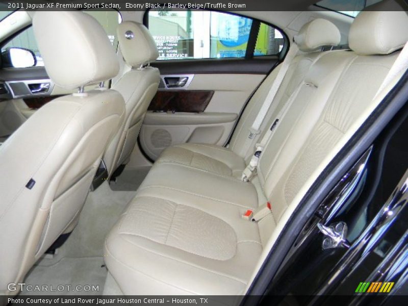 Ebony Black / Barley Beige/Truffle Brown 2011 Jaguar XF Premium Sport Sedan
