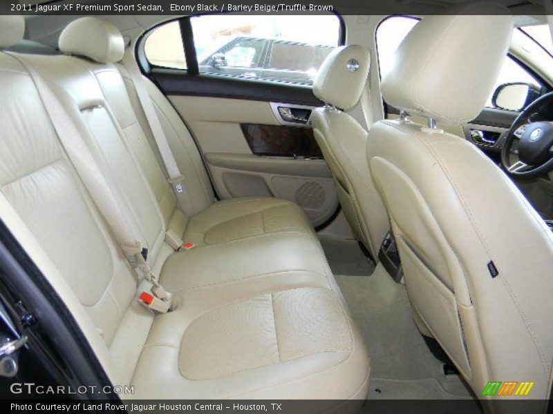Ebony Black / Barley Beige/Truffle Brown 2011 Jaguar XF Premium Sport Sedan