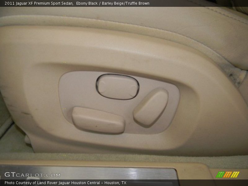 Ebony Black / Barley Beige/Truffle Brown 2011 Jaguar XF Premium Sport Sedan