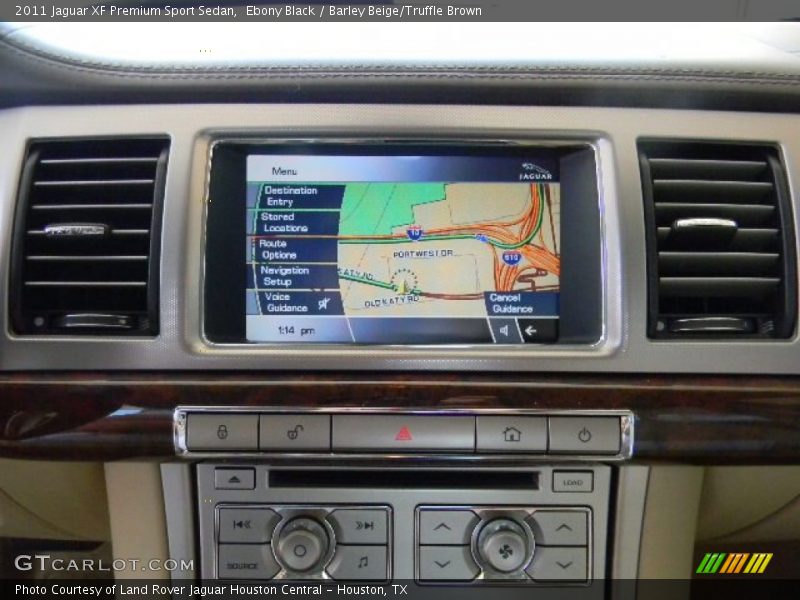 Ebony Black / Barley Beige/Truffle Brown 2011 Jaguar XF Premium Sport Sedan