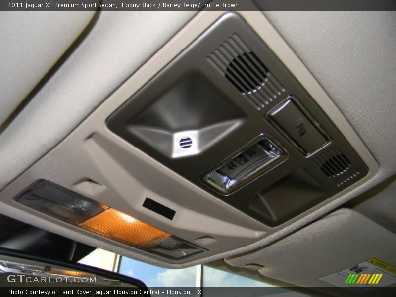 Ebony Black / Barley Beige/Truffle Brown 2011 Jaguar XF Premium Sport Sedan