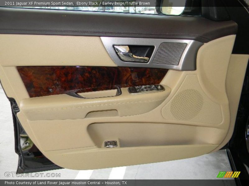 Ebony Black / Barley Beige/Truffle Brown 2011 Jaguar XF Premium Sport Sedan
