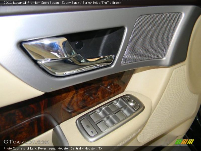 Ebony Black / Barley Beige/Truffle Brown 2011 Jaguar XF Premium Sport Sedan