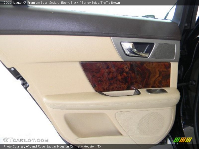 Ebony Black / Barley Beige/Truffle Brown 2011 Jaguar XF Premium Sport Sedan