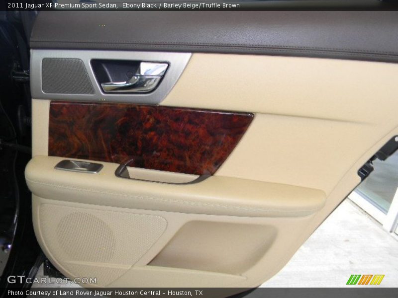 Ebony Black / Barley Beige/Truffle Brown 2011 Jaguar XF Premium Sport Sedan