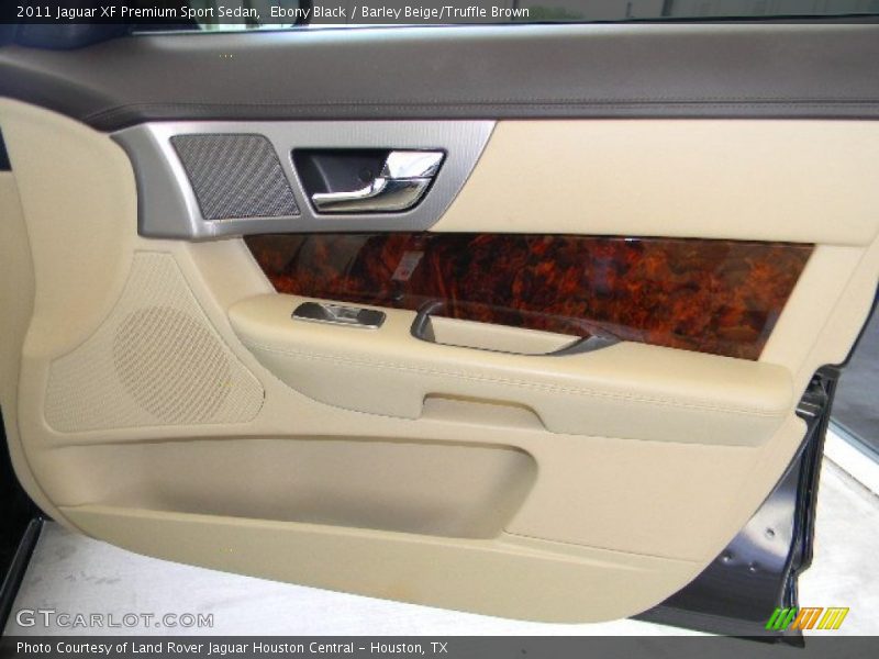 Ebony Black / Barley Beige/Truffle Brown 2011 Jaguar XF Premium Sport Sedan