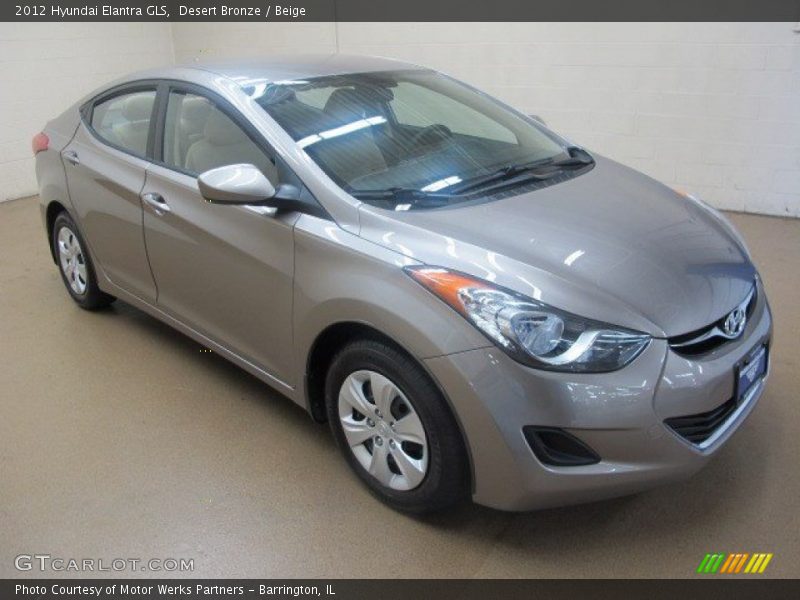 Desert Bronze / Beige 2012 Hyundai Elantra GLS