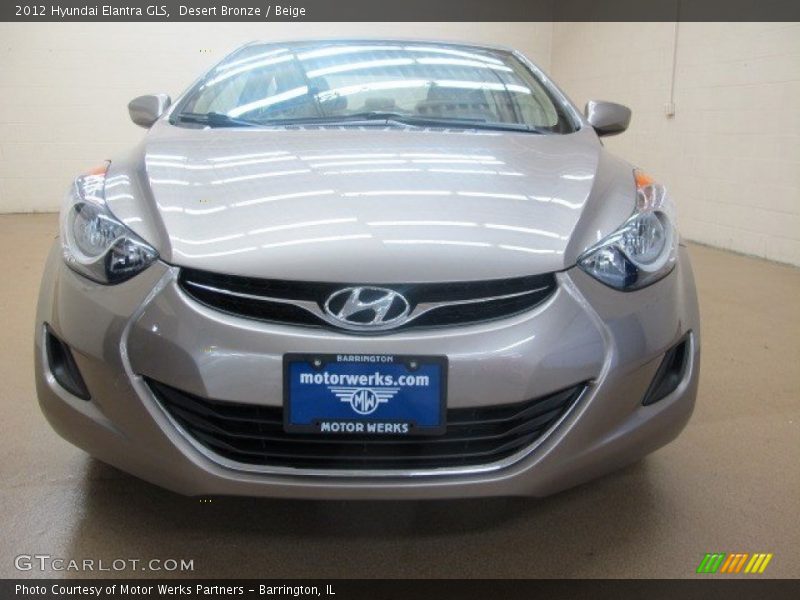 Desert Bronze / Beige 2012 Hyundai Elantra GLS
