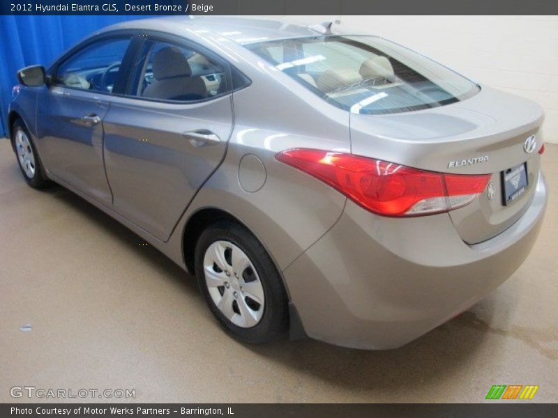 Desert Bronze / Beige 2012 Hyundai Elantra GLS