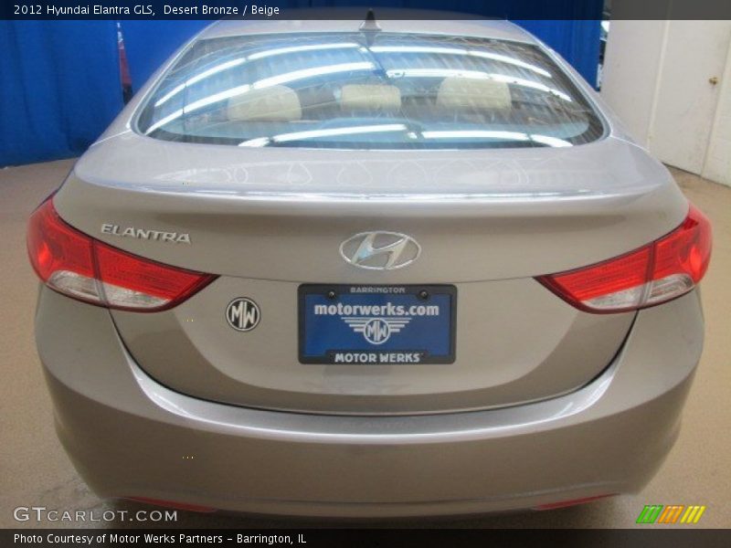 Desert Bronze / Beige 2012 Hyundai Elantra GLS