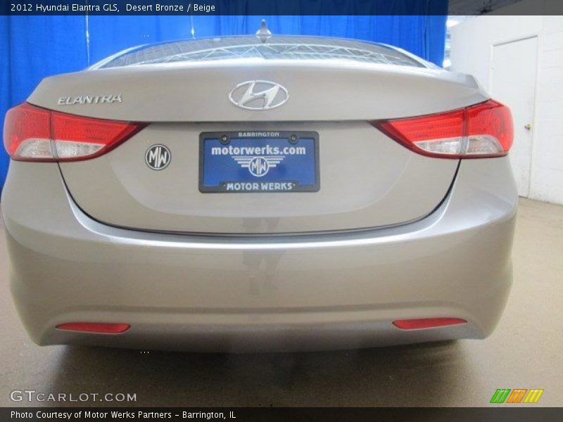 Desert Bronze / Beige 2012 Hyundai Elantra GLS