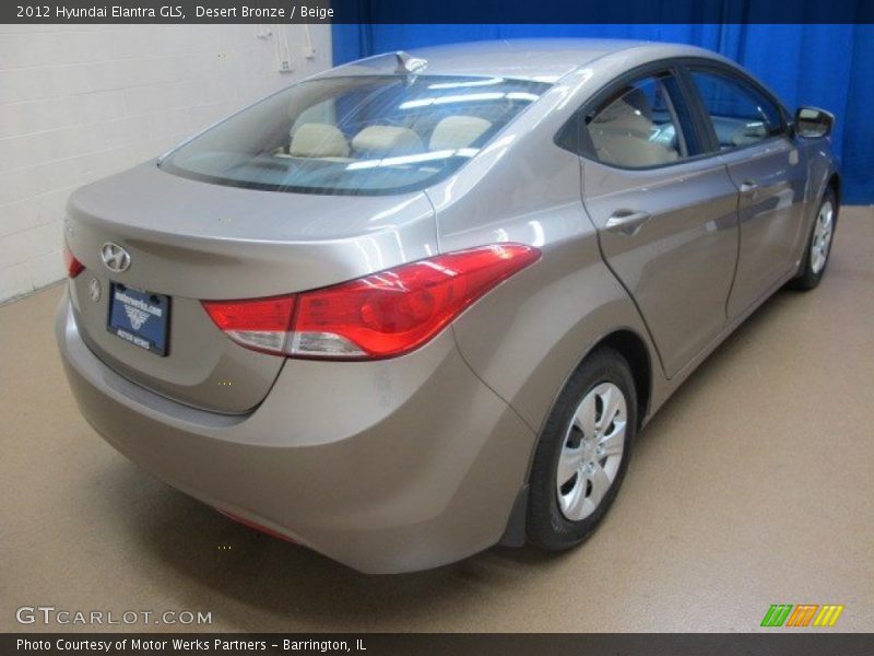 Desert Bronze / Beige 2012 Hyundai Elantra GLS