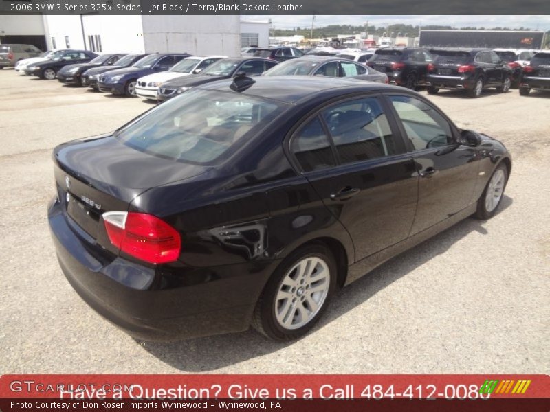 Jet Black / Terra/Black Dakota Leather 2006 BMW 3 Series 325xi Sedan