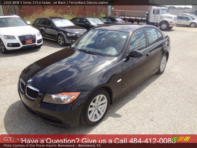 Jet Black / Terra/Black Dakota Leather 2006 BMW 3 Series 325xi Sedan