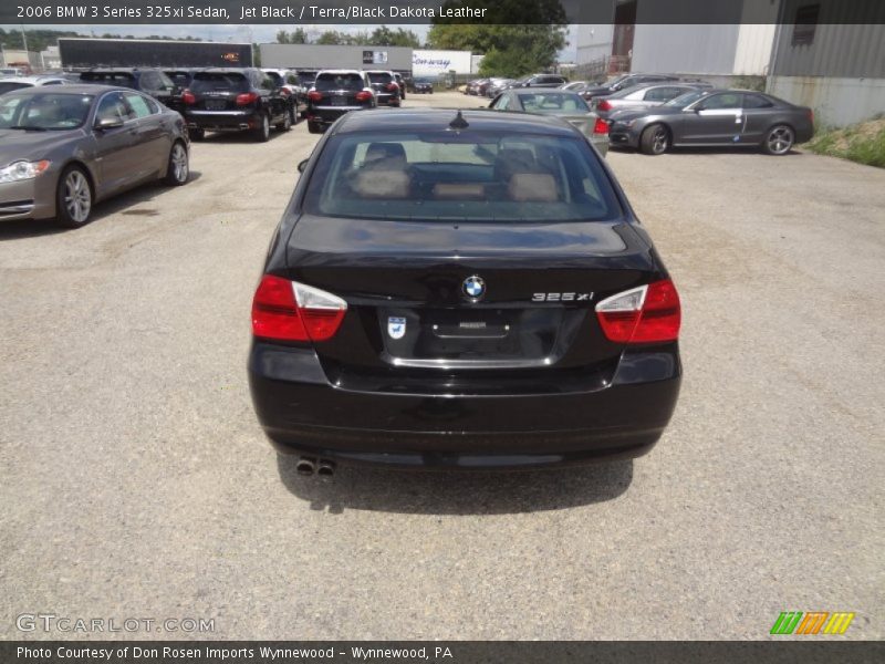 Jet Black / Terra/Black Dakota Leather 2006 BMW 3 Series 325xi Sedan