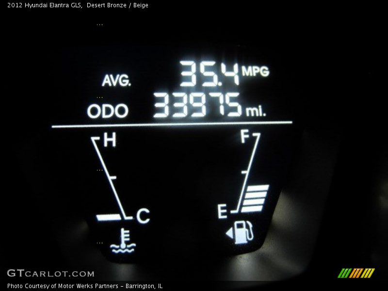 Desert Bronze / Beige 2012 Hyundai Elantra GLS
