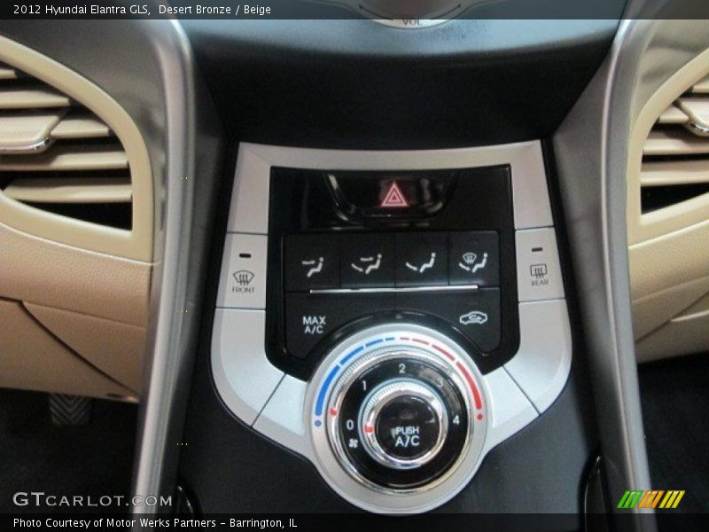 Desert Bronze / Beige 2012 Hyundai Elantra GLS