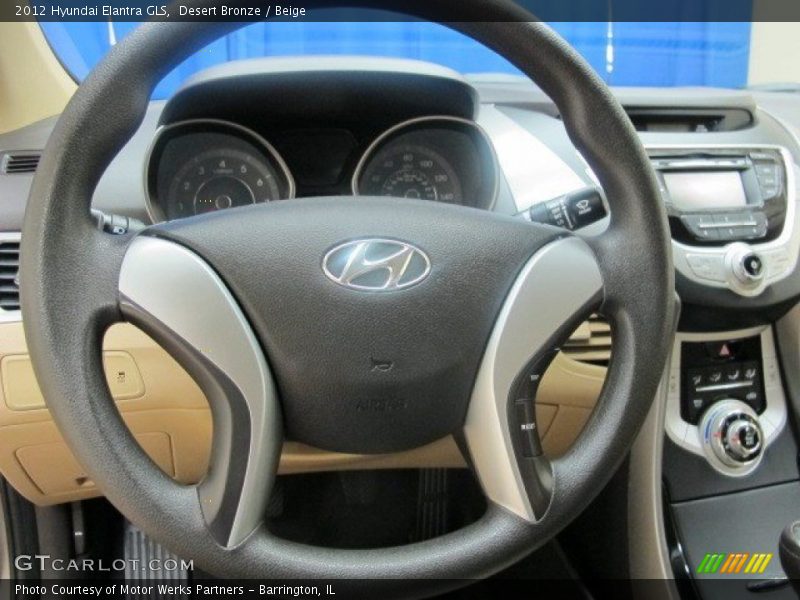 Desert Bronze / Beige 2012 Hyundai Elantra GLS