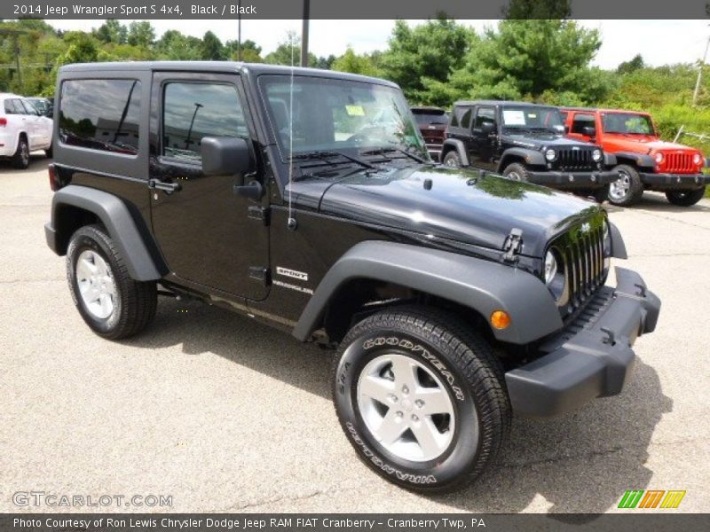 Black / Black 2014 Jeep Wrangler Sport S 4x4