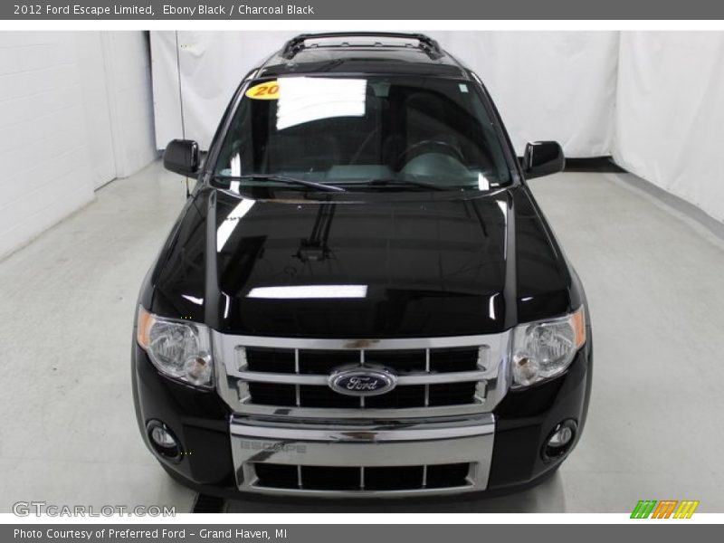 Ebony Black / Charcoal Black 2012 Ford Escape Limited