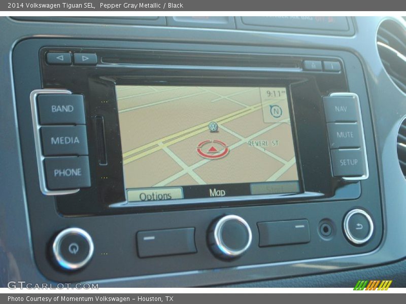 Pepper Gray Metallic / Black 2014 Volkswagen Tiguan SEL