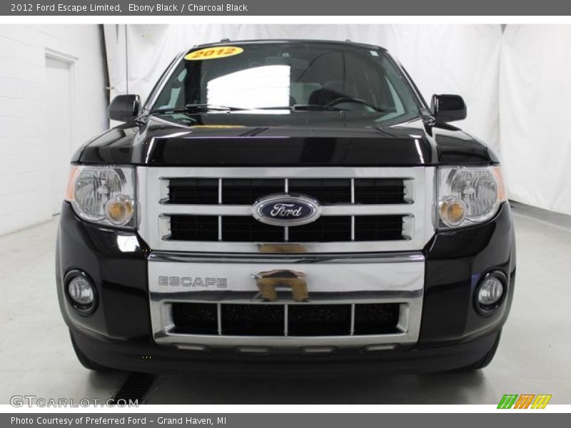 Ebony Black / Charcoal Black 2012 Ford Escape Limited