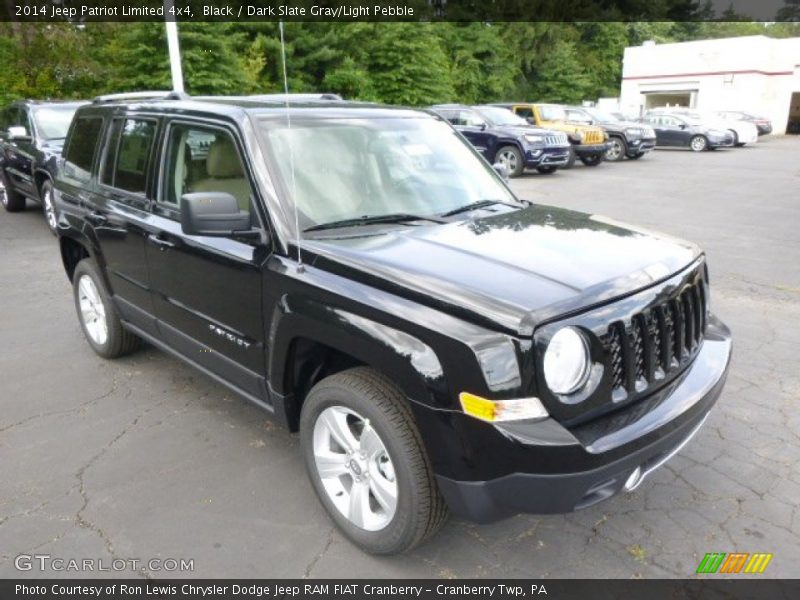 Black / Dark Slate Gray/Light Pebble 2014 Jeep Patriot Limited 4x4